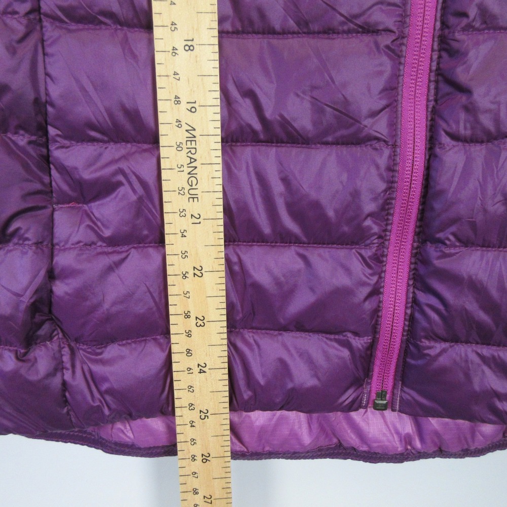 REI Co Op Womens Purple 650 Down Filled Insulated Puffer Vest Size L Hiking - Picture 3 of 10